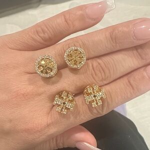 Tory Burch Gold Stud Earrings bundle